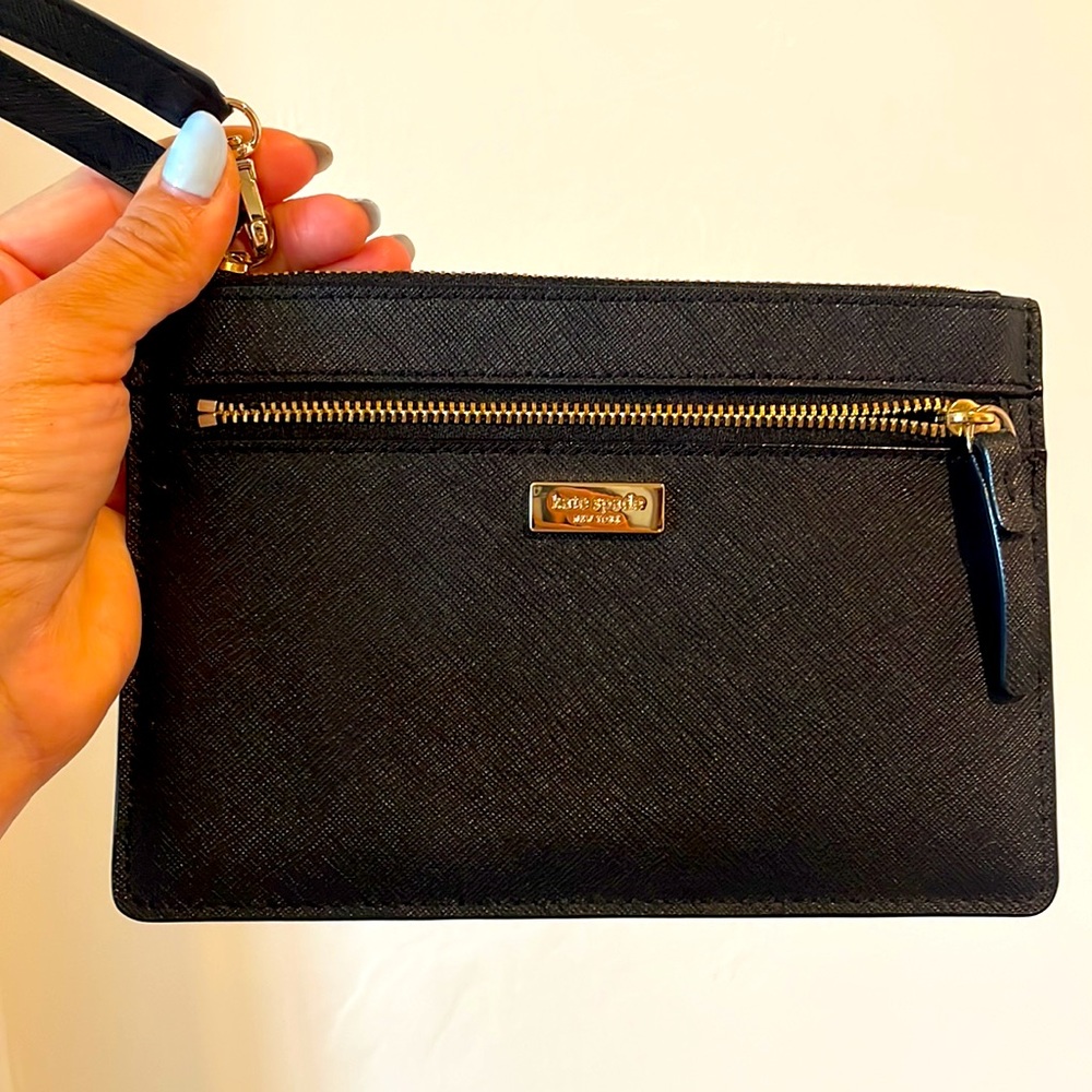 Kate Spade Black Laurel Way Tinie Wristlet